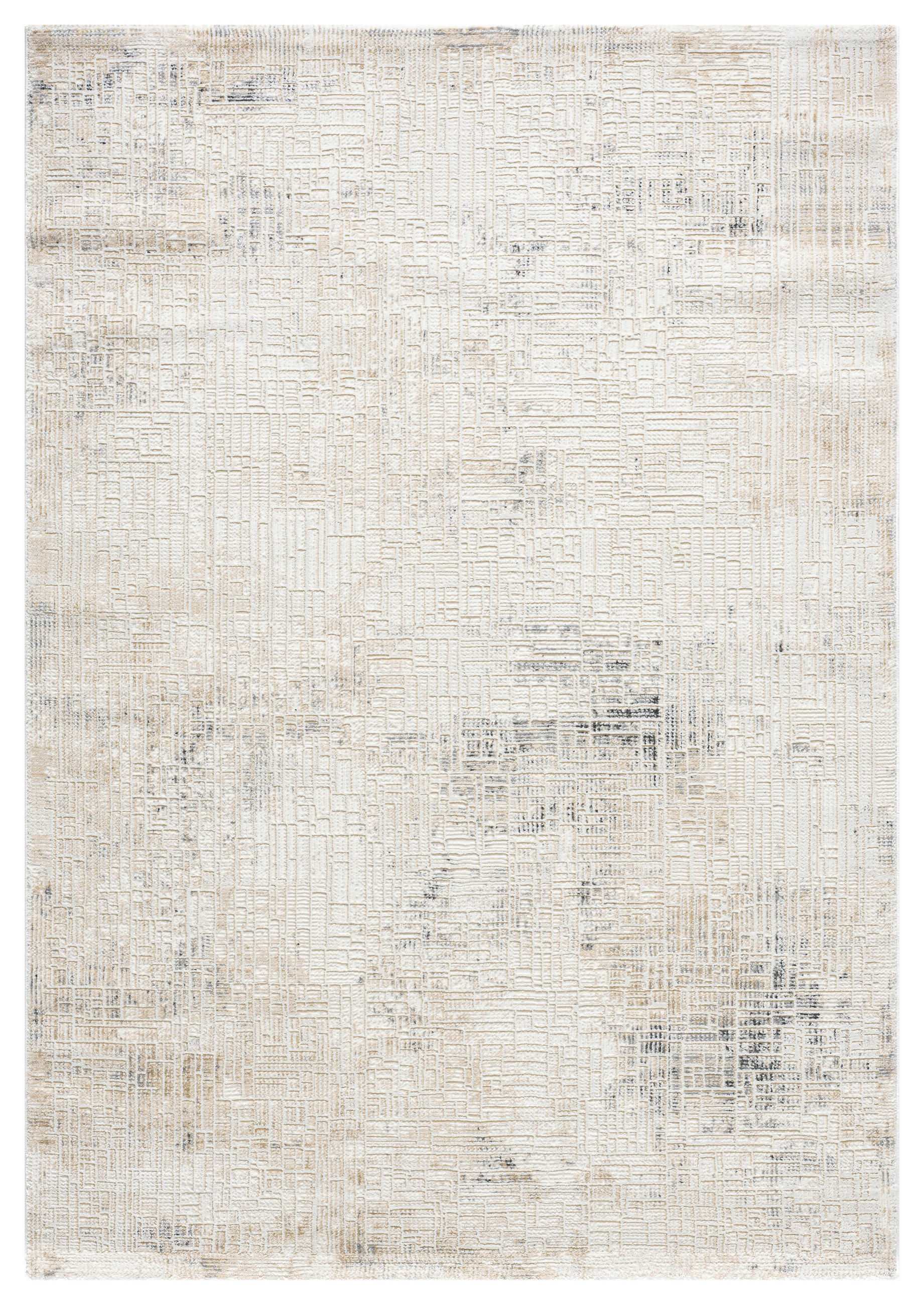 TKANÝ KOBEREC, 160/230 cm, bílá - bílá, Design, textil (160/230cm) - Dieter Knoll
