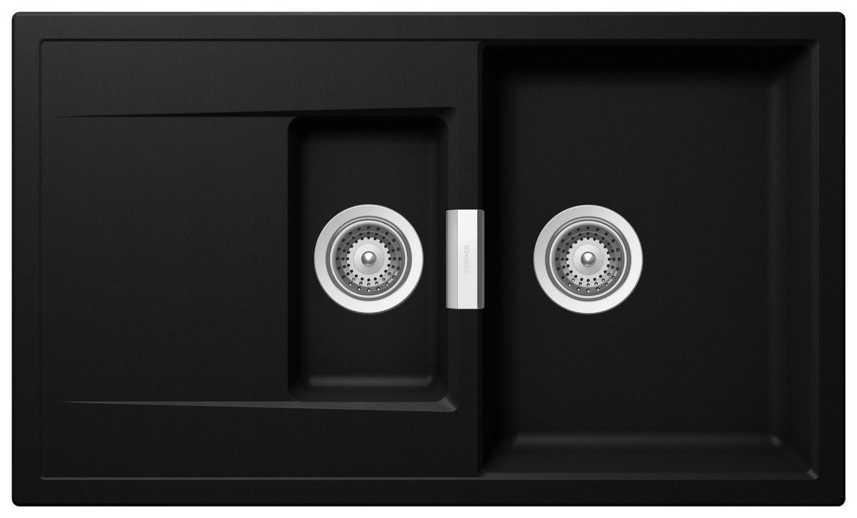 SPÜLE MONO D-150-A / MOND150APUR  - Schwarz, Basics, Stein (86/51cm) - Schock