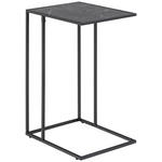 BEISTELLTISCH 43/35/63 cm Schwarz rechteckig  - Schwarz, Design, Holzwerkstoff/Metall (43/35/63cm) - Carryhome
