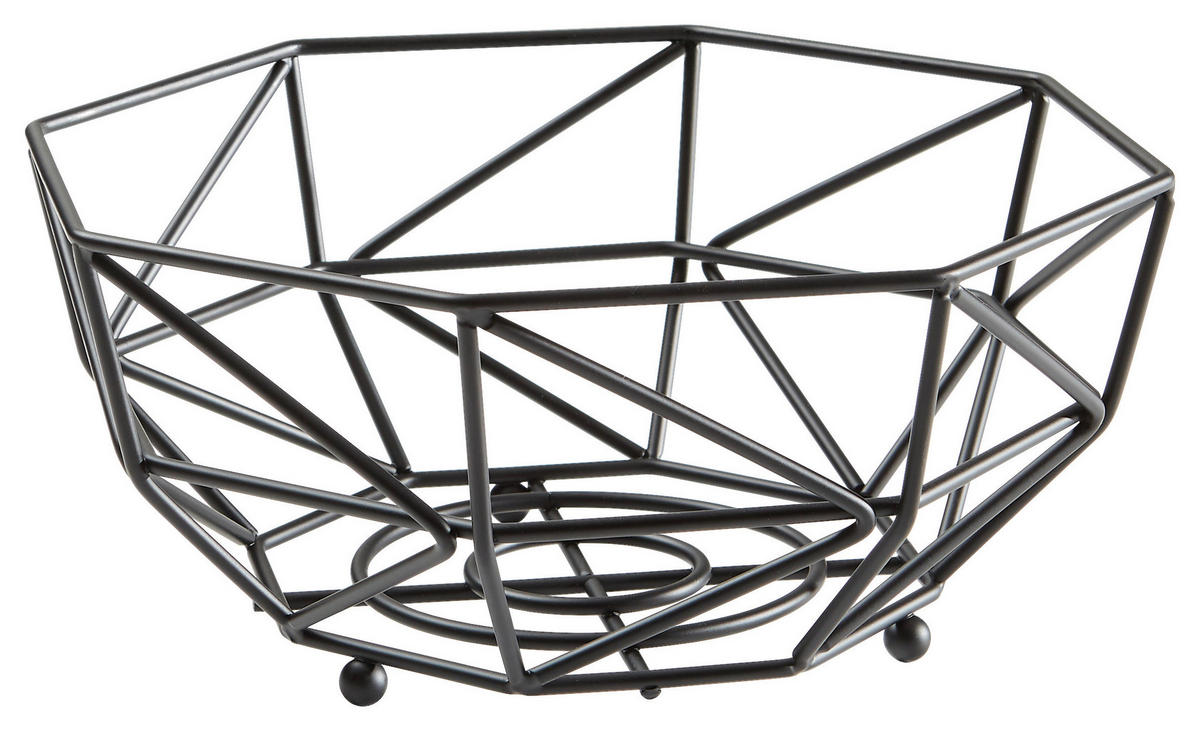 KORPA ZA VOĆE     29/13 cm  - crna, Osnovno, metal (29/13cm) - Justinus