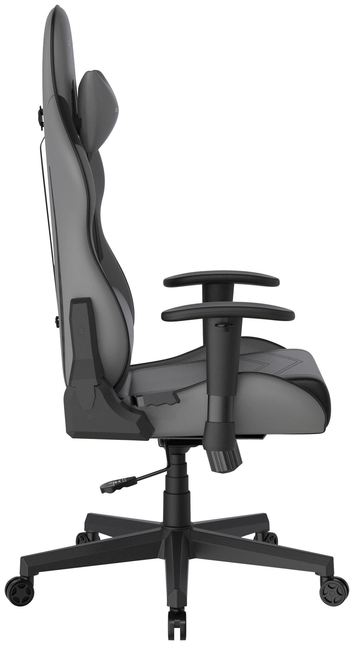 HERNÍ ŽIDLE, šedá, černá - šedá/černá, Moderní, textil/plast (67/126/67cm) - Dxracer