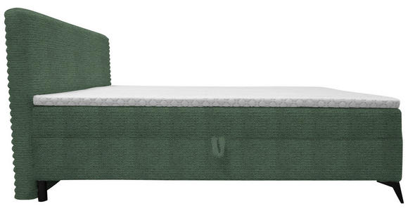 BOXBETT 140/200 cm in Grün - Schwarz/Grün, Design, Holz/Holzwerkstoff (140/200cm) - Xora