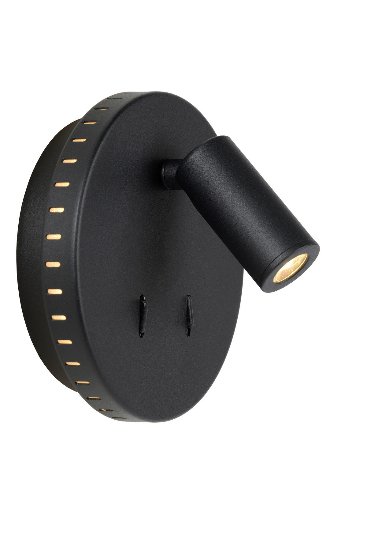 WANDLEUCHTE - Schwarz, Basics, Metall (14/14/10.5cm) - Lucide