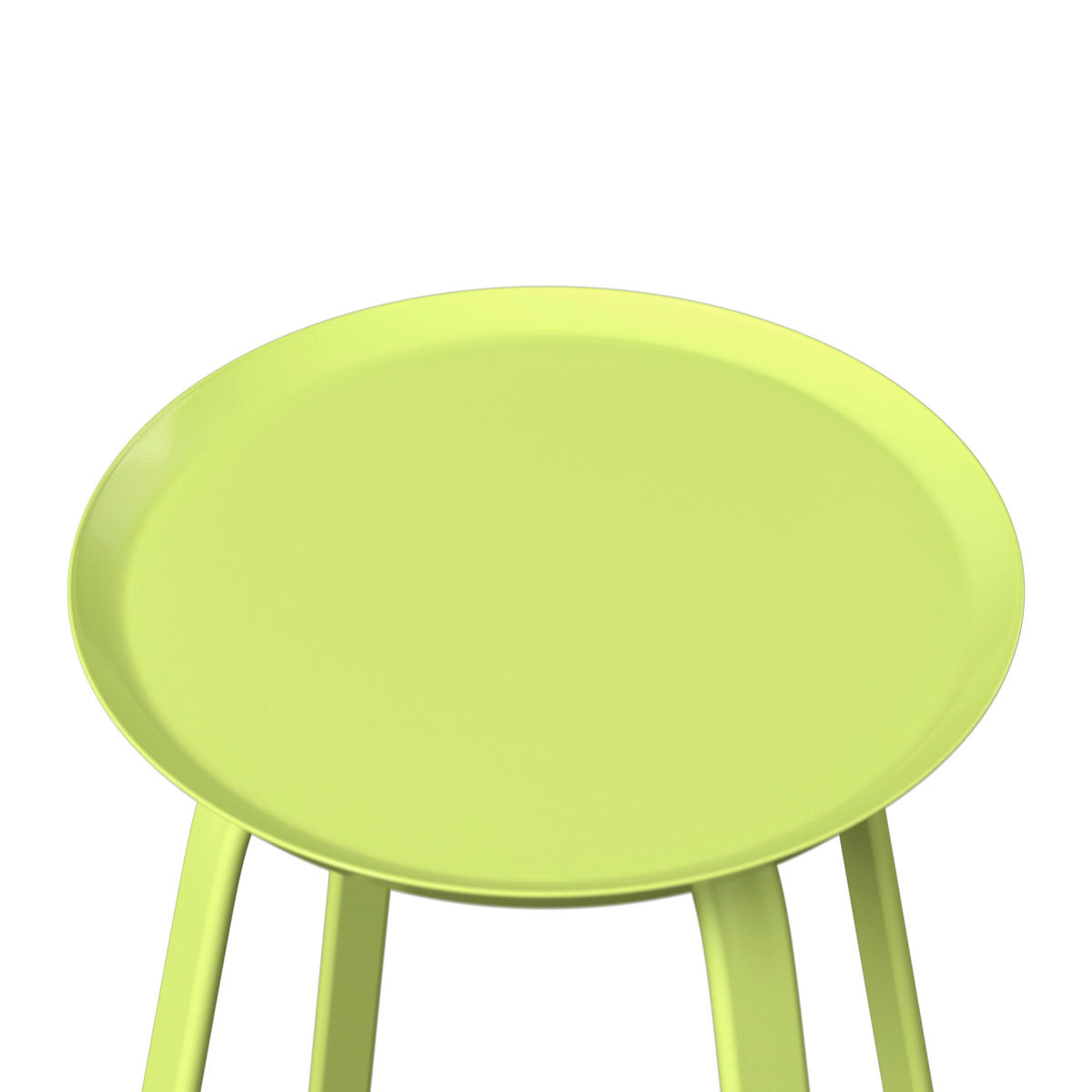 BEISTELLTISCH in Metall 40/40/46 cm  - Hellgelb, Design, Metall (40/40/46cm) - Ambia Garden