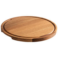 SERVIERPLATTE PIZZA  - Karamell, Basics, Holz (34/34/2cm)