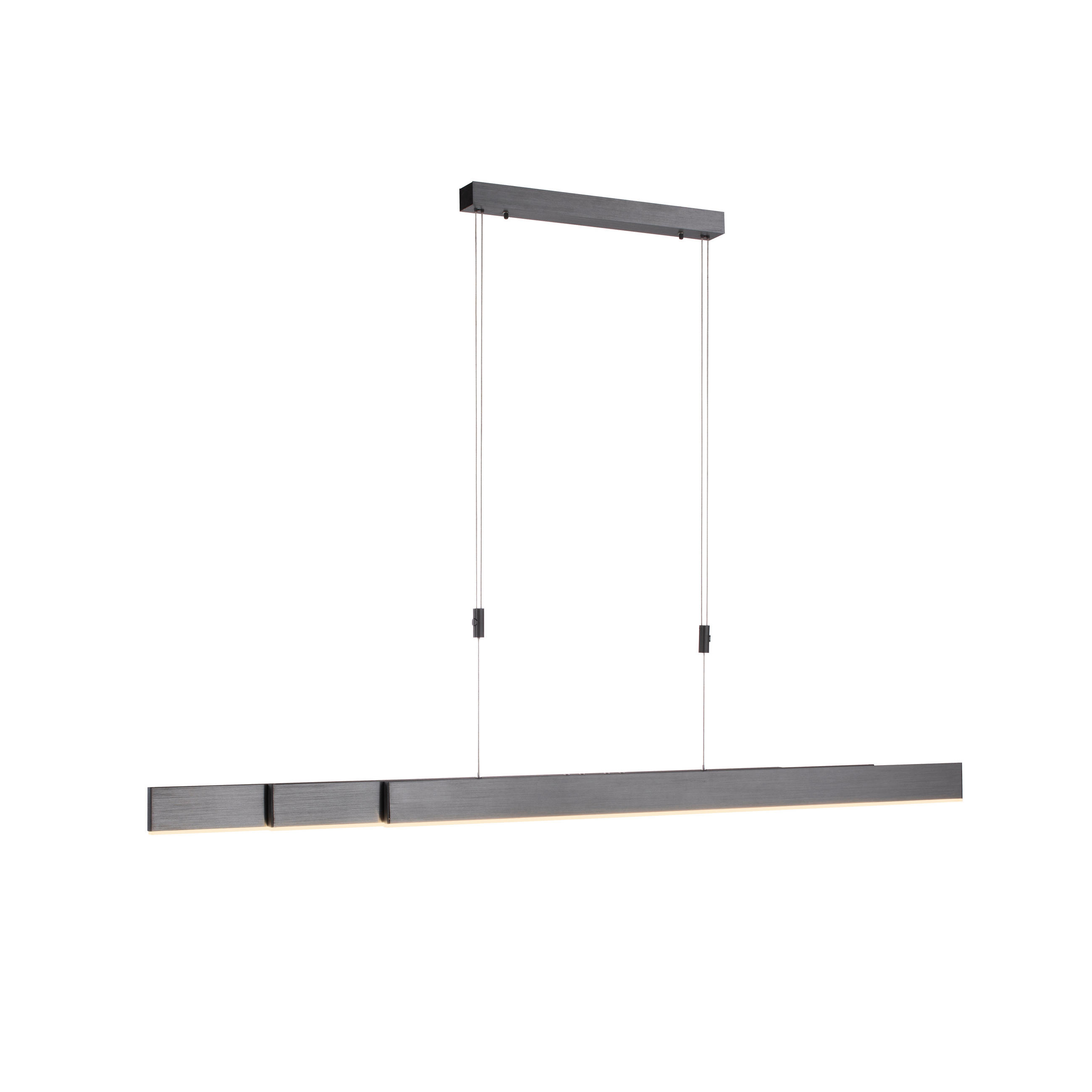 LED-HÄNGELEUCHTE 120-200/5,5/110-200 cm    - Anthrazit/Grau, Lifestyle, Kunststoff/Metall (120-200/5,5/110-200cm) - Neuhaus PURE