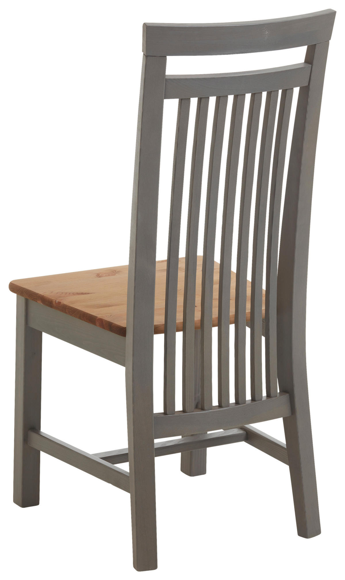 STUHL Laugenfarbig, Grau Kiefer massiv  - Laugenfarbig/Grau, ROMANTIK / LANDHAUS, Holz (46/103/48cm) - Boxxx
