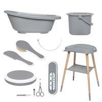 BABYBADESET SENSE EDITION 7-teilig  - Grau, Basics, Kunststoff (79.5/40/46cm) - Bebe Jou