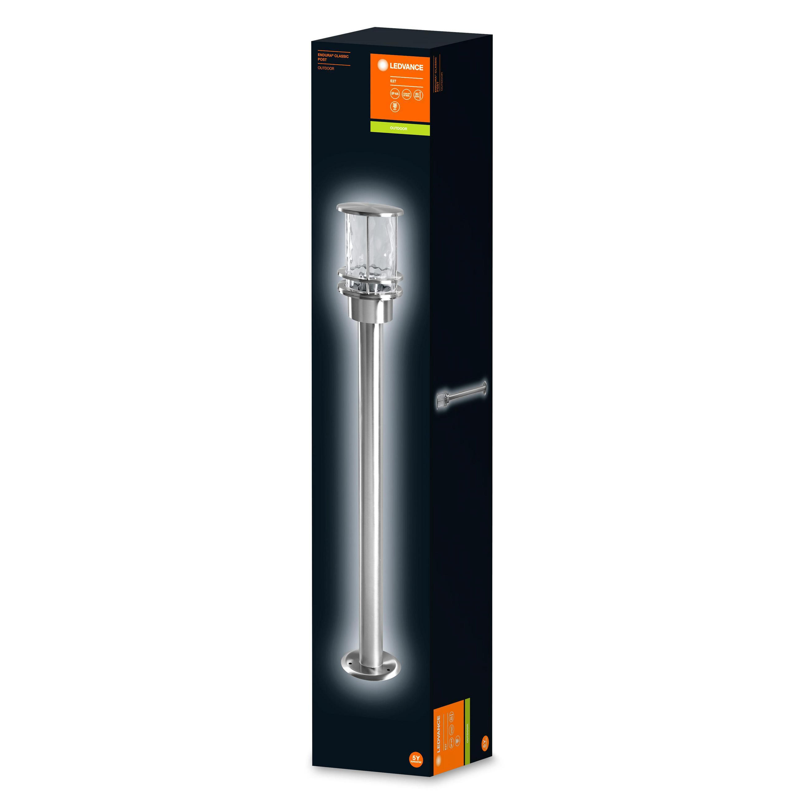 WEGELEUCHTE Endura Classic Post 12,7/80 cm   - Basics, Glas/Metall (12,7/80cm) - Ledvance