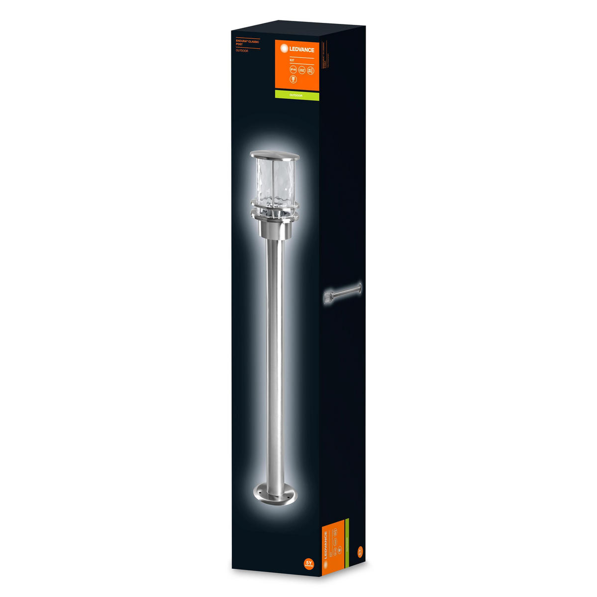 WEGELEUCHTE Endura Classic Post 12,7/80 cm   - Basics, Glas/Metall (12,7/80cm) - Ledvance