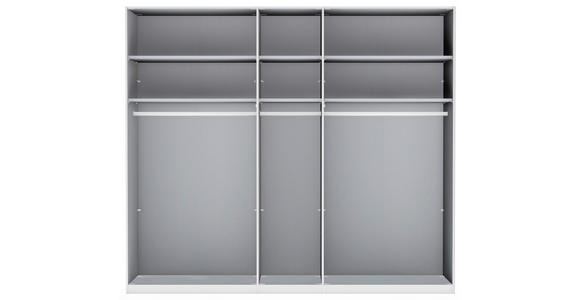 FALTTÜRENSCHRANK  in Champagner, Eiche Bianco  - Schieferfarben/Eiche Bianco, KONVENTIONELL, Glas/Holzwerkstoff (250/236/58cm) - Dieter Knoll