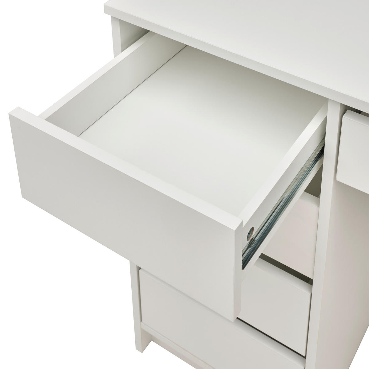 SCHREIBTISCH  Weiss   - Weiss, Modern, Holzwerkstoff (153.5/76/55cm) - MID.YOU