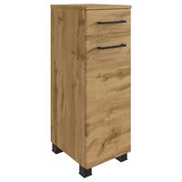 UNTERSCHRANK 30/79/35 cm   - Eichefarben/Eiche Wotan, MODERN, Holzwerkstoff/Metall (30/79/35cm) - Held