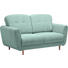 ZWEISITZER-SOFA in Textil Blau, Grün - Blau/Grün, Design, Holz/Textil (154/90/93cm) - Hom`in ZWEISITZER-SOFA in Textil Blau, Grün - Blau/Grün, Design, Holz/Textil (154/90/93cm) - Hom`in
