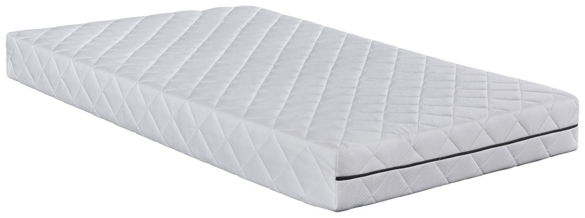 TASCHENFEDERKERNMATRATZE 120/200 cm Höhe ca. 20 cm  - Weiß, Basics, Textil (120/200cm) - MID.YOU