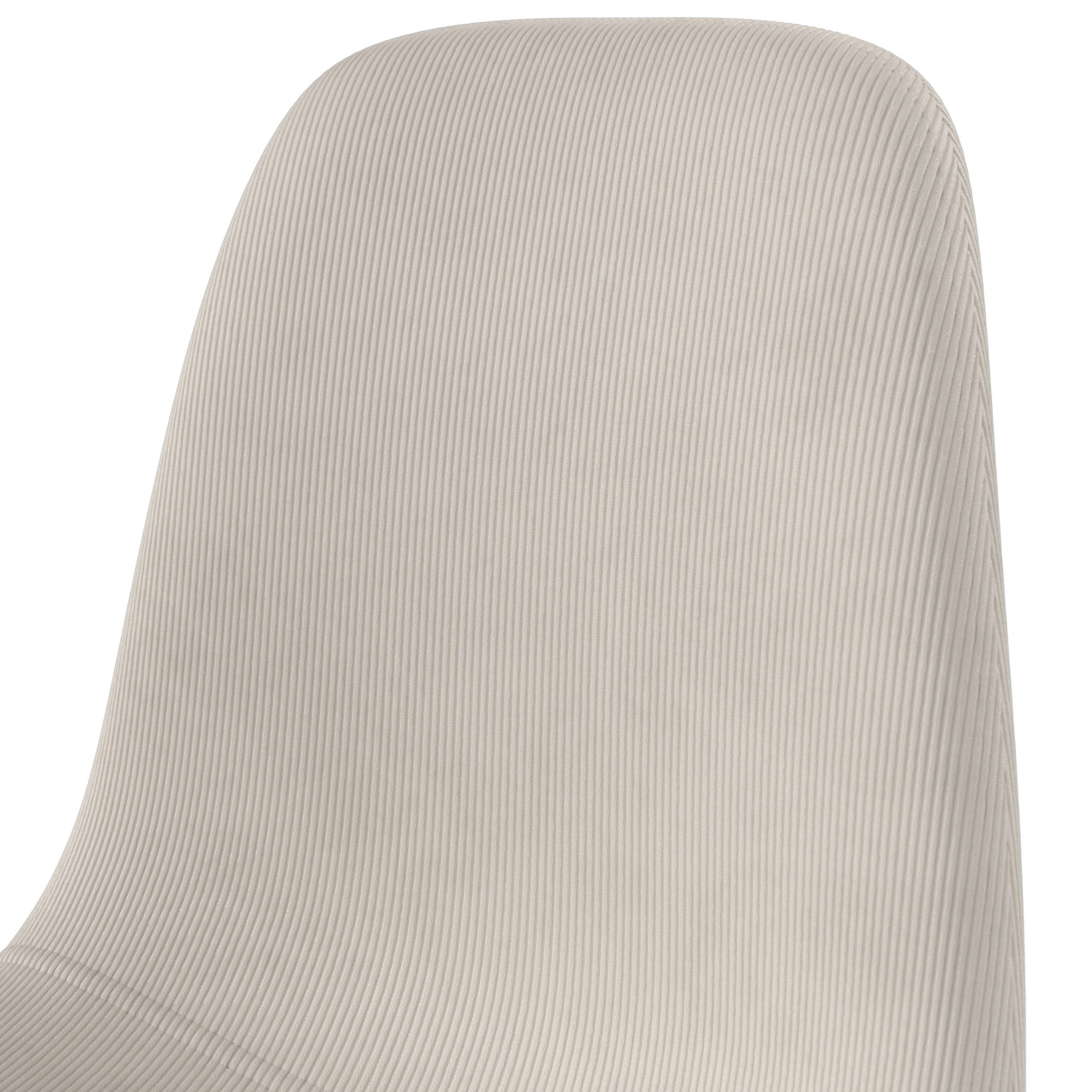 STUHL  in Stahl Cord Metall, Textil  - Beige/Schwarz, Design, Textil/Metall (44/86/53cm) - P & B