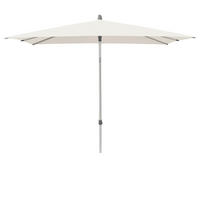 SONNENSCHIRM  240/240 cm  - Weiss/Silberfarben, Basics, Textil/Metall (240/240cm) - Glatz