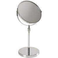 SCHMINKSPIEGEL  - Silberfarben, Basics, Metall (17/49cm) - Kela