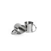 BECHERSET  2-teilig  - Silberfarben, Basics, Metall (13.7/8.9/9cm) - Echtwerk