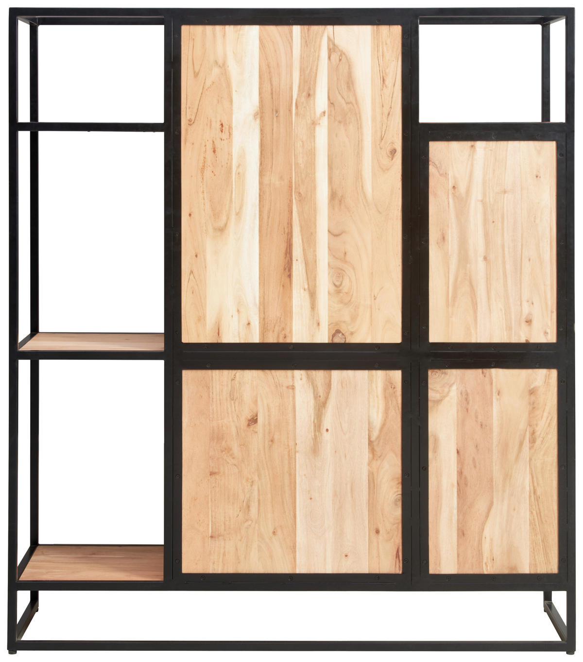 HIGHBOARD Urban Garden 2.0  in 128/145/42 cm  - Schwarz/Honig, Design, Holz/Metall (128/145/42cm) - MID.YOU