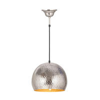 HÄNGELEUCHTE 27/21/27 cm  - Nickelfarben, Trend, Metall (27/21/27cm) - Kayoom