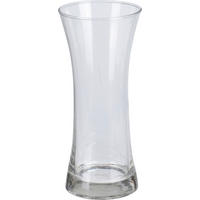 VÁZA, sklo, 26 cm - průhledné, Basics, sklo (14/14/26cm)