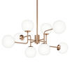 KRONLEUCHTER  96/26,5/57 cm   - Messingfarben, Trend, Glas/Metall (96/26,5/57cm) - MAYTONI
