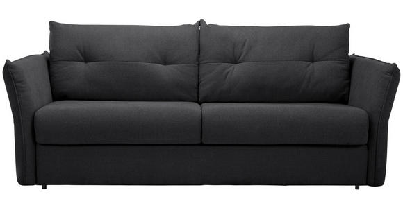 SCHLAFSOFA Webstoff Anthrazit  - Anthrazit/Schwarz, KONVENTIONELL, Kunststoff/Textil (220/89/104cm) - Carryhome