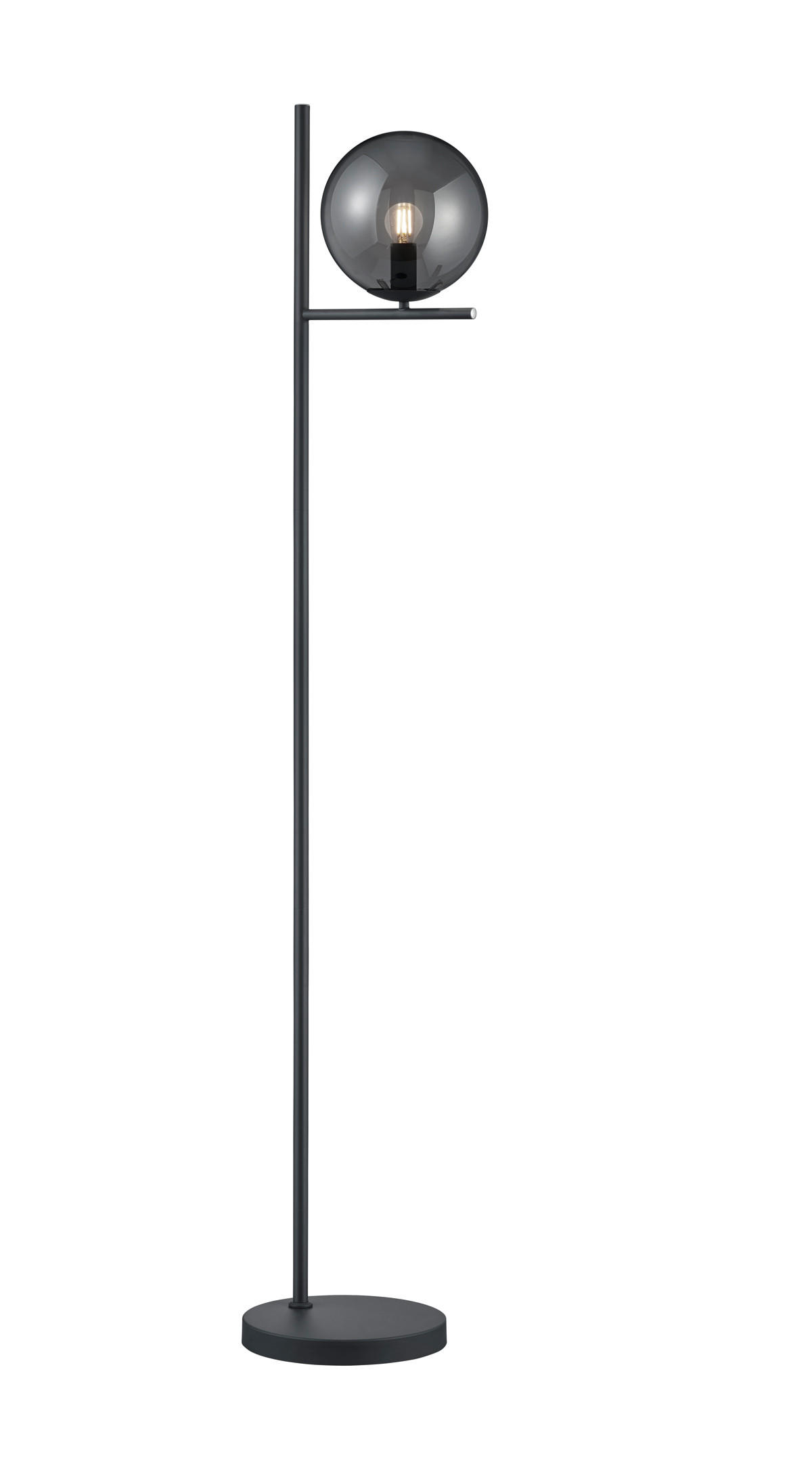 STEHLEUCHTE - Anthrazit, Basics, Glas/Metall (25/150cm) - Trio Leuchten