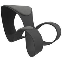 HOCKER Flachgewebe Anthrazit, Grau  - Anthrazit/Grau, MODERN, Kunststoff/Textil (56/52/83cm)