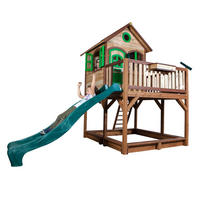 SPIELTURM 377/291/255 cm SPIELTURM LIAM  - Beige/Braun, Basics, Holz/Kunststoff (377/291/255cm) - Ambia Garden