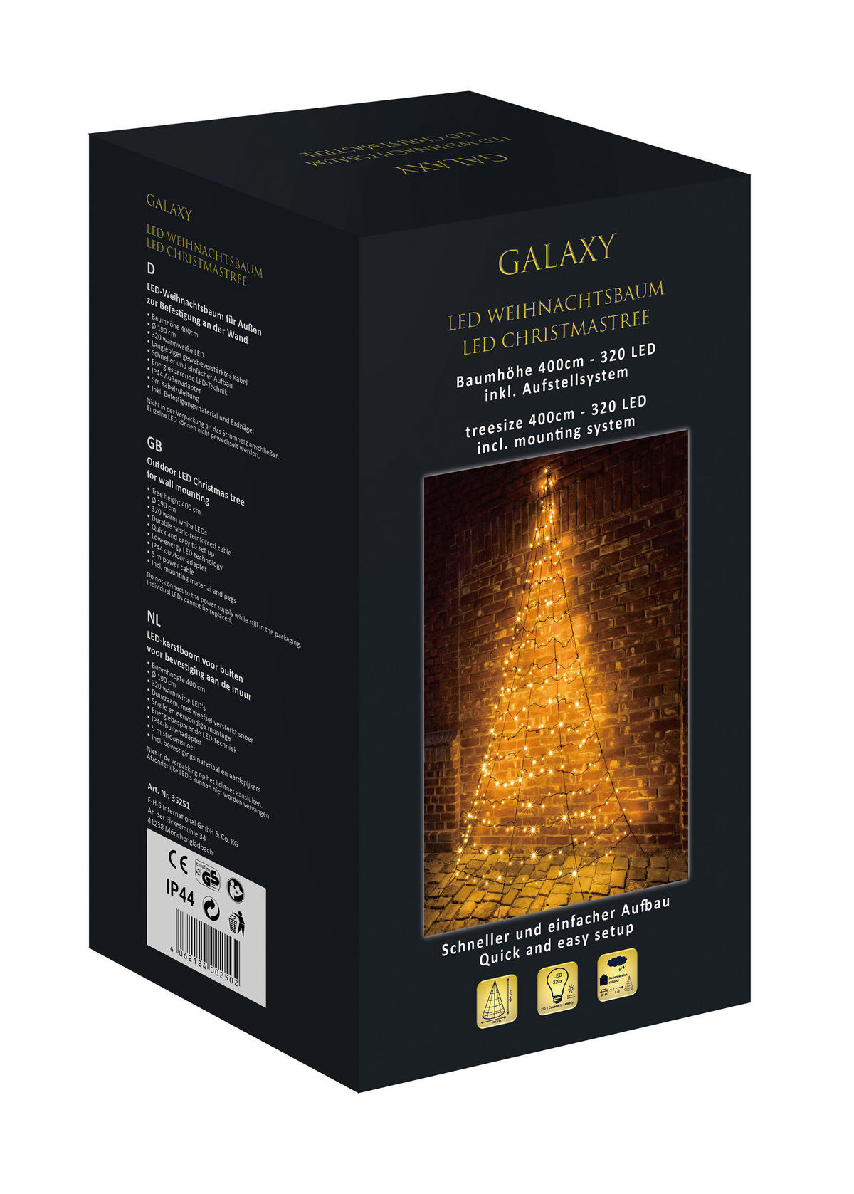 WEIHNACHTSBAUM  - Basics, Kunststoff (400cm)