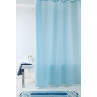 DUSCHVORHANG Impressa 240/200 cm  - Blau, Basics, Kunststoff (240/200cm) - Grund