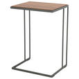 BEISTELLTISCH in Holz 47/38/68 cm  - Anthrazit/Nussbaumfarben, Design, Holz/Metall (47/38/68cm) - Johann Jakob