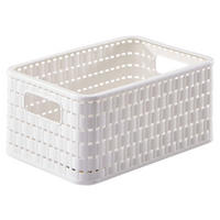 KORB - Weiss, Basics, Kunststoff (28/18,5/12,6cm) - Rotho