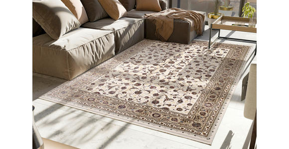 WEBTEPPICH 140/200 cm Pangäa Creme, Beige rechteckig  - Beige/Creme, Design, Textil (140/200cm) - Dieter Knoll