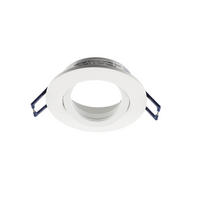 EINBAUSPOT Samsola 9,5/2,3 cm   - Weiß, Basics, Metall (9,5/2,3cm)
