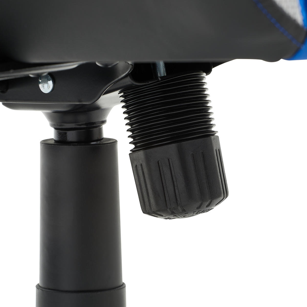 GAMING STOL kovina, umetna masa, tekstil modra, črna, bela  - modra/črna, Design, kovina/umetna masa (68/124-134/60cm) - Novel