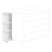BABYUNTERSTELLREGAL Wickelkommoden-Unterstellregal Weiß  - Weiß, Basics, Holzwerkstoff (45,0/92,4/21,3cm) - Paidi
