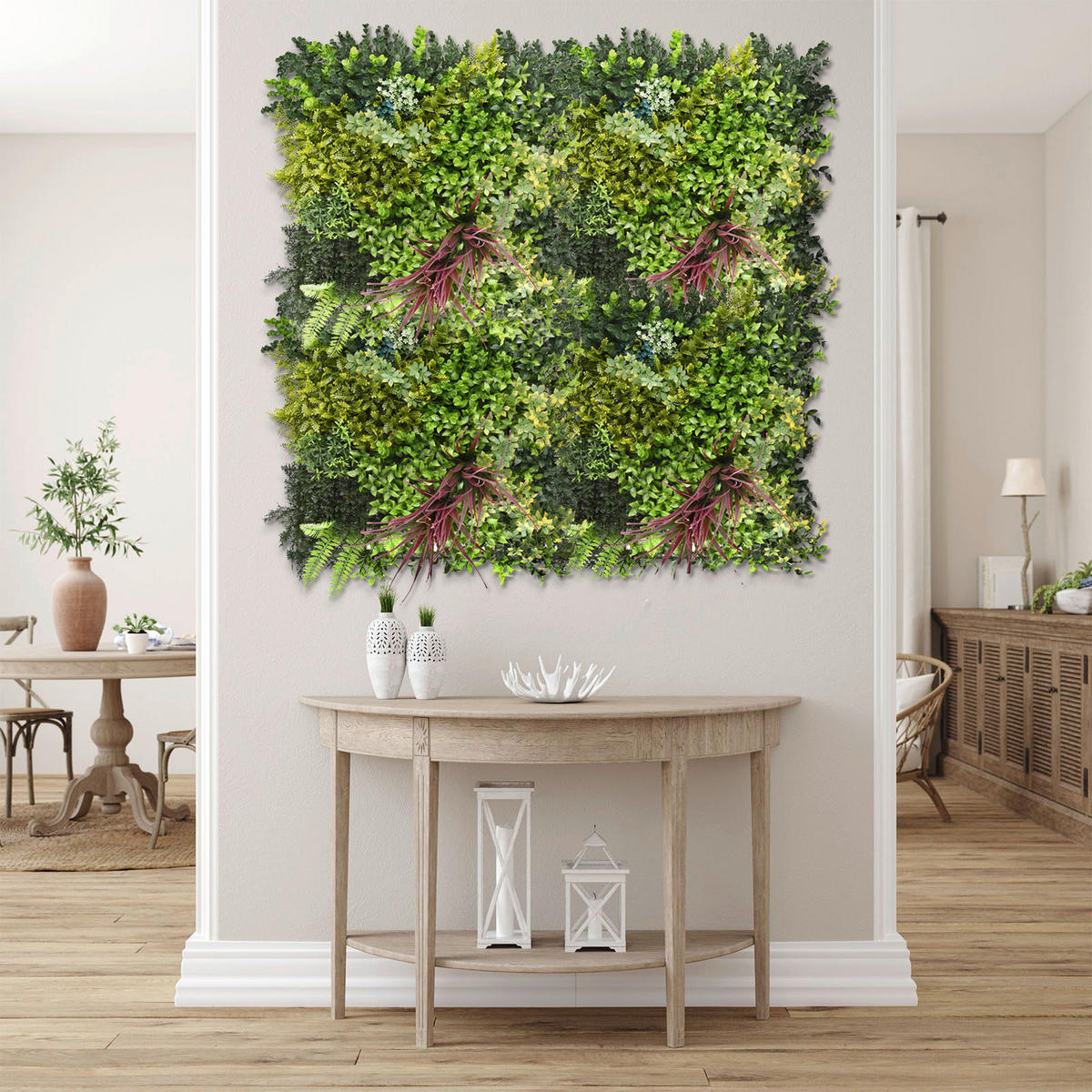 Wandverkleidung Pflanzenwand   - Trend (50/50cm) - Floordirekt