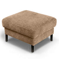TABURE tekstil  svijetlo smeđa        - svijetlo smeđa/crna, Design, tekstil/metal (70/48/60cm) - Livetastic