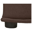 SCHLAFSOFA Webstoff Braun  - Schwarz/Braun, KONVENTIONELL, Kunststoff/Textil (256/83/115cm) - Carryhome