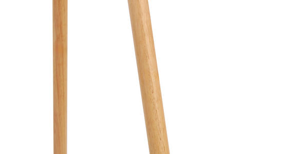 STEHLEUCHTE 45/153 cm - Nussbaumfarben/Weiß, Trend, Holz/Kunststoff (45/153cm) - Novel