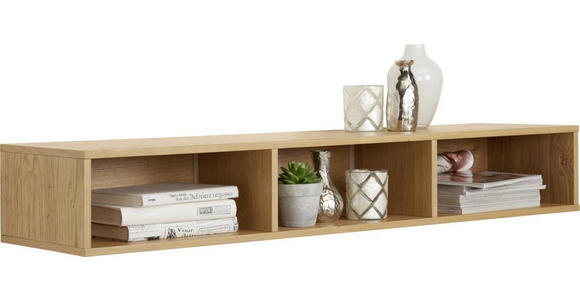 REGAL 108/16,3/28,3 cm Eichefarben - Eichefarben, Design, Holz/Holzwerkstoff (108/16,3/28,3cm) - Moderano