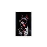 BILD Tiere 60/90 cm  - Multicolor, Design, Kunststoff/Textil (60/90cm)