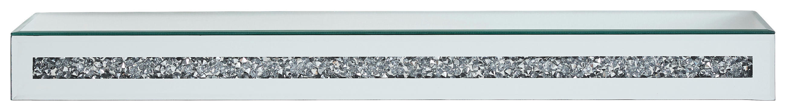 VÄGGHYLLA 70/6/16 cm  - silver, Trend, trämaterial/glas (70/6/16cm) - Xora