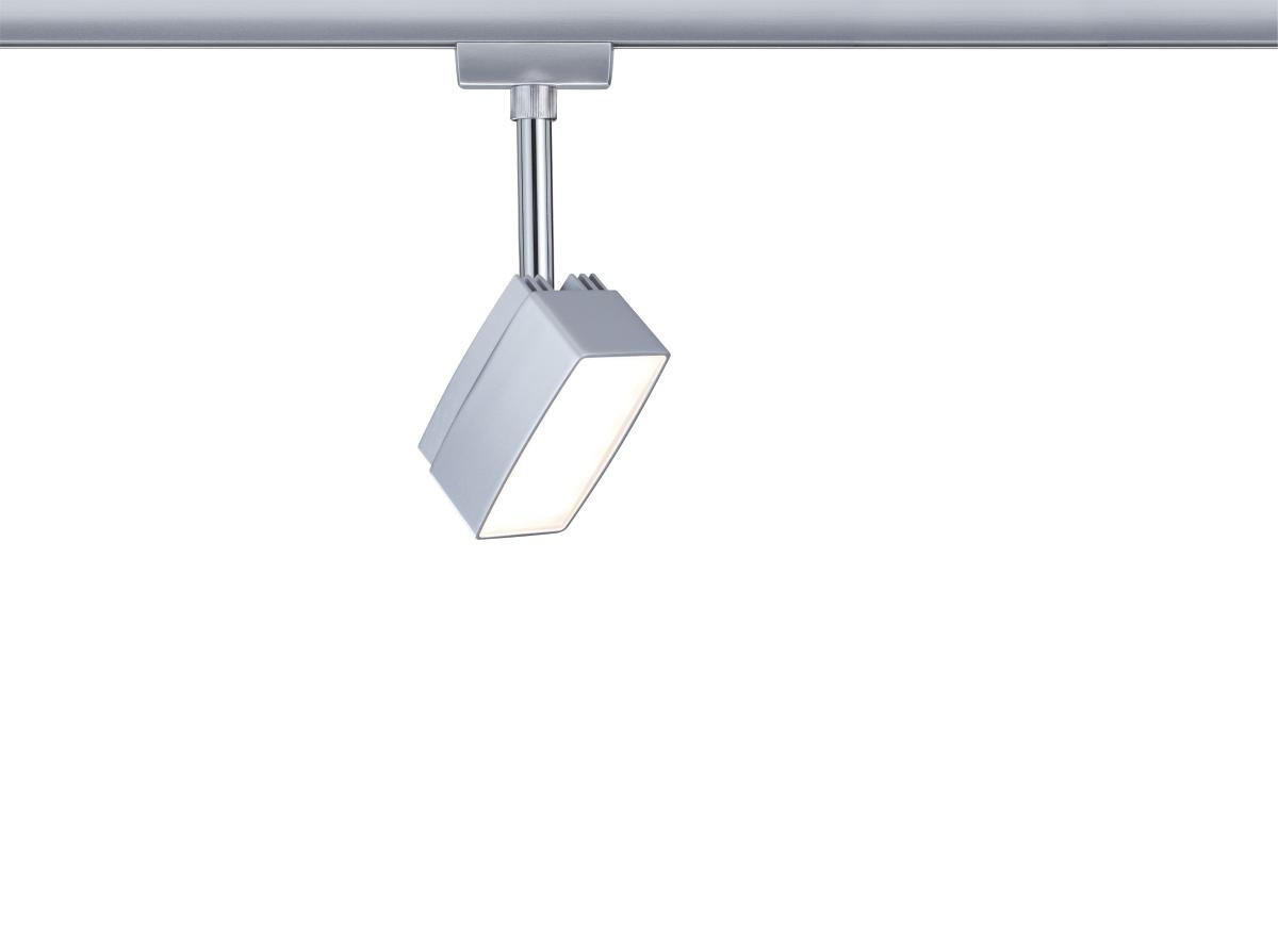 SCHIENENSYSTEM-STRAHLER URail 5/17,5/4,8 cm   - Chromfarben, Basics, Metall (5/17,5/4,8cm) - Paulmann