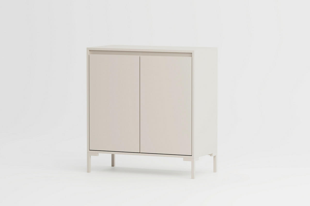 KOMMODE 81/87/40 cm Kaschmir  - Kaschmir, Design, Holzwerkstoff/Metall (81/87/40cm) - MID.YOU