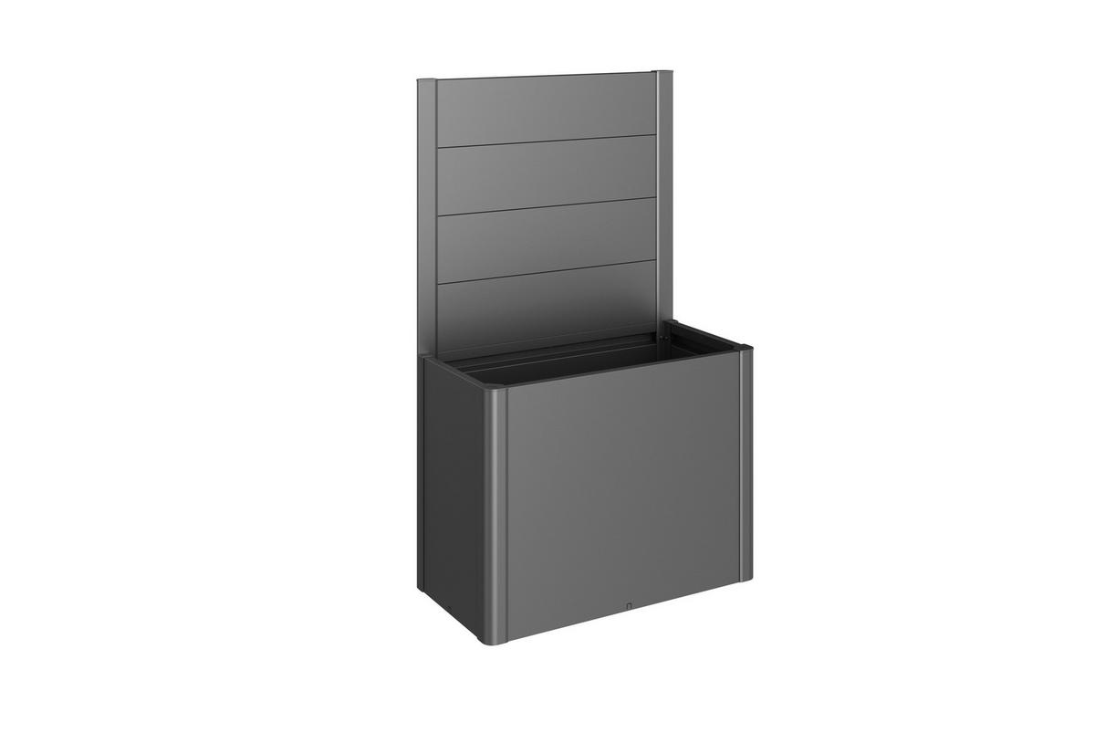 SICHTSCHUTZ  - Dunkelgrau, Basics, Metall (102/91/4cm) - Biohort