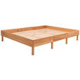 FAMILIENBETT - Wildeiche, Design, Holz (270/200cm) - Linea Natura
